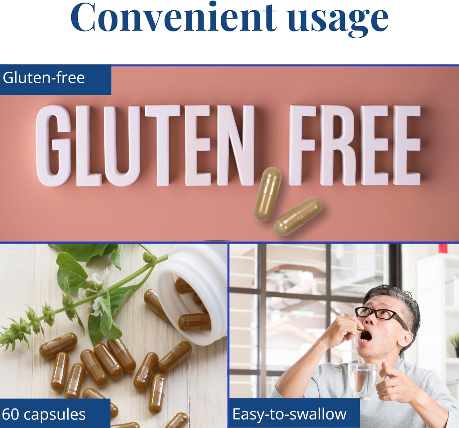 Nutritunes AllerEzy Capsules - Promotes Healthy Histamine Levels, Sinus Comfort, and Immune Health with Natural Ingredients - 60 Count