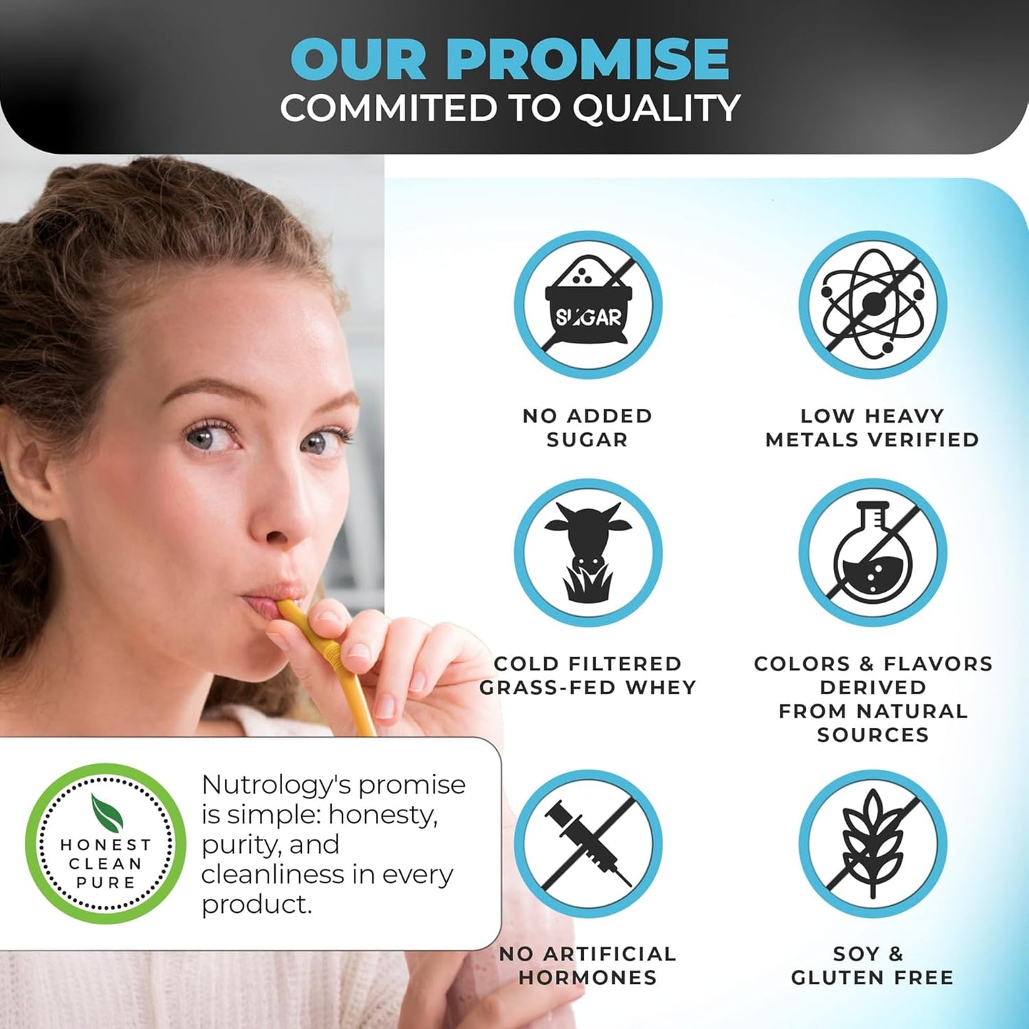 Nutrology TRIPACT Vanilla Latte & Cinnamon Protein Powder: 7-in-1 Meal Replacement Shake with Grass Fed Whey, Pea, Rice, Greens, Probiotics, BCAAs, Amino Energy - 40 Servings