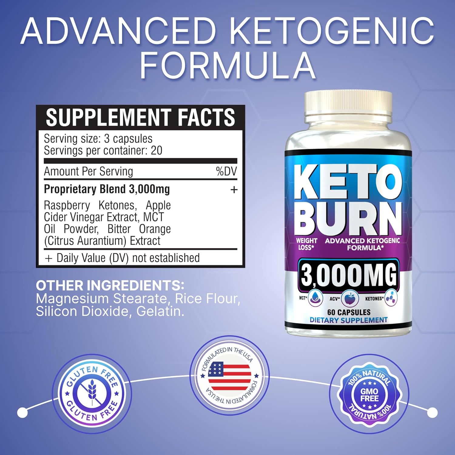 NuttraFaza INC Keto Diet Pills 2 Pack - Advanced Weight Loss Supplement with Apple Cider Vinegar Gummies - Made in USA - For Women and Men