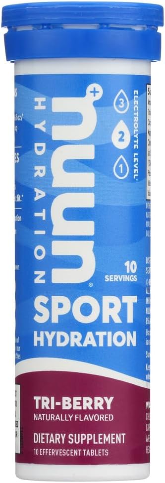 Nuun Active Tri-Berry Electrolyte Drink Tablets - 30 Count Pack
