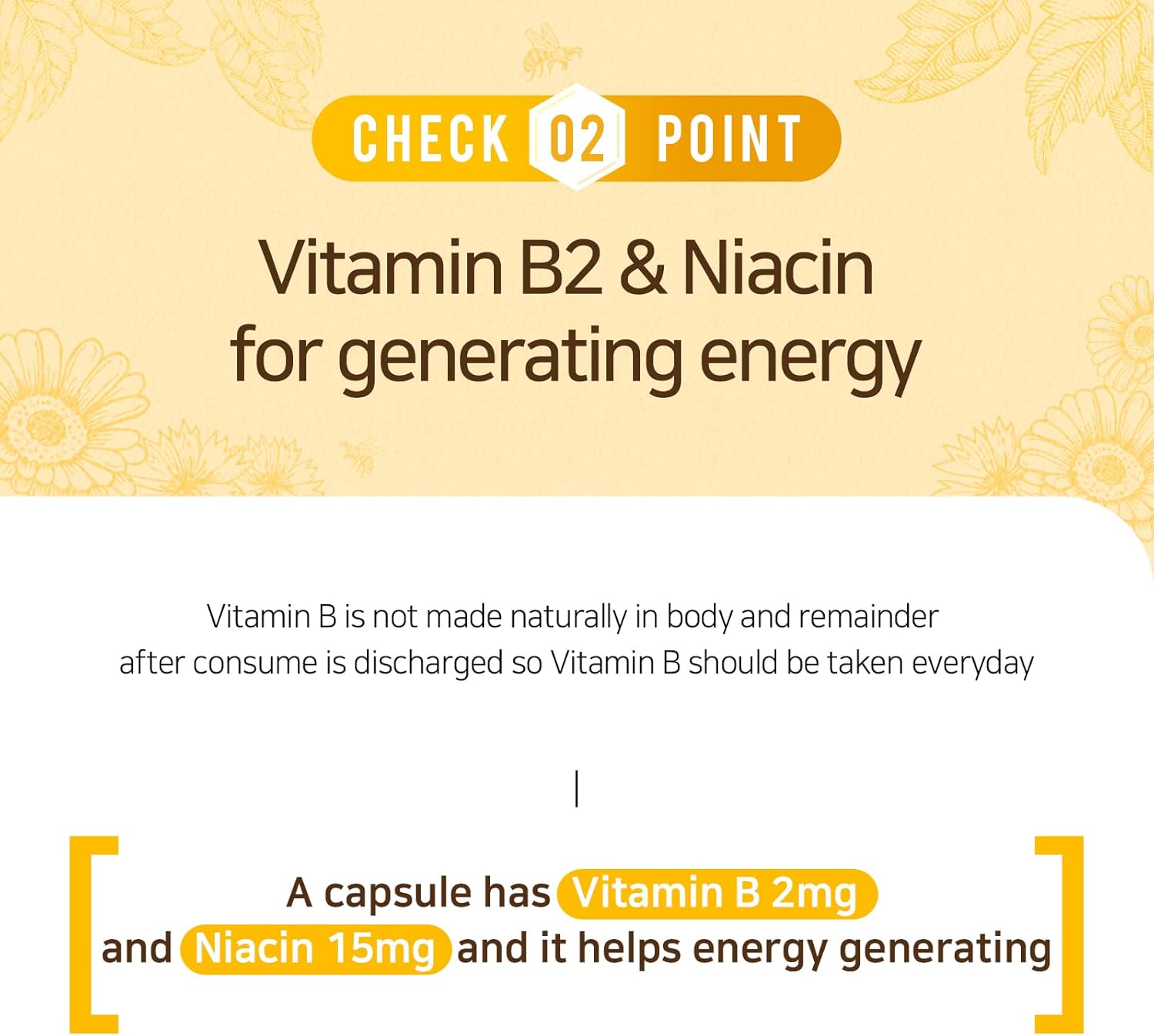 NZ Origin Royal Gold Vitamin B&E Capsules - 60 Count Bottle with Niacin 15mg - Men, Women, Kids Dietary Supplements for Cell Protection and Energy Production