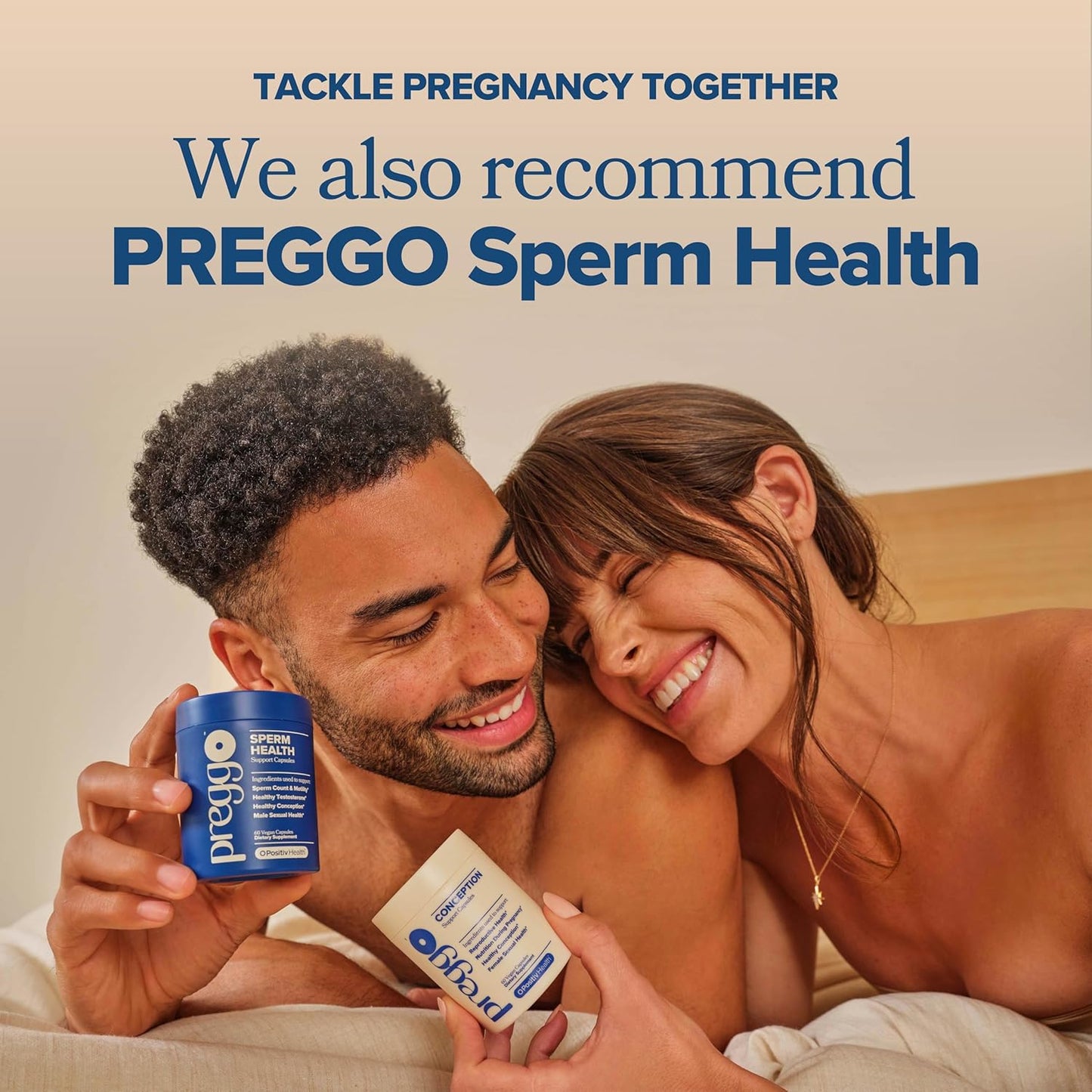 O Positiv PREGGO Conception Support Capsules - OBGYN-Formulated Pre Prenatal Vitamins - CoQ10, N-Acetyl Cysteine - Female Sexual Health, 60 Count
