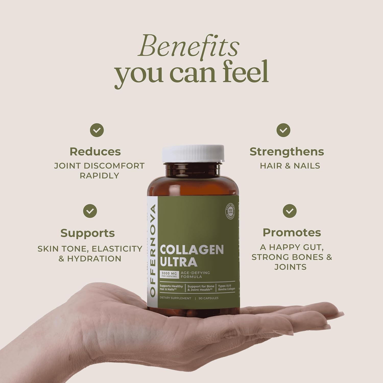 Offernova Collagen and Magnesium Duo for Calm and Repair