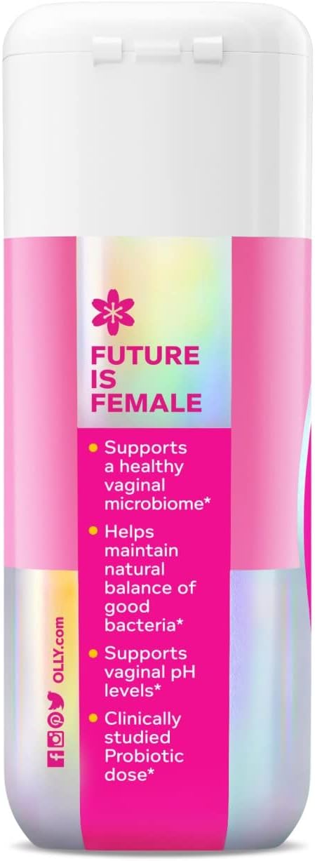 OLLY Happy Hoo-Ha Probiotic Capsules for Women, 25 Count