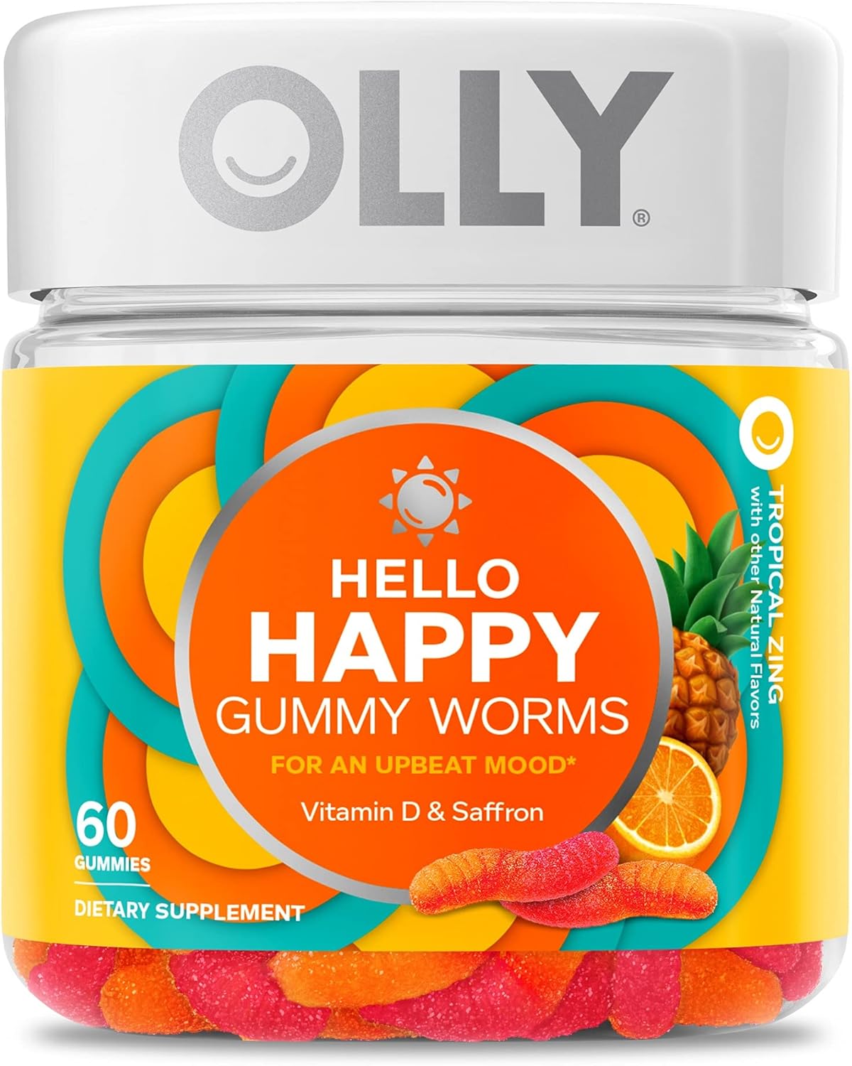 OLLY Prenatal Gummy Multivitamin 30-Day Supply with Folic Acid & Vitamin D for Mood Balance Support