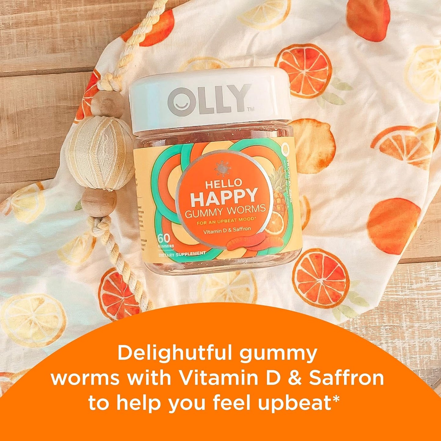 OLLY Prenatal Gummy Multivitamin 30-Day Supply with Folic Acid & Vitamin D for Mood Balance Support