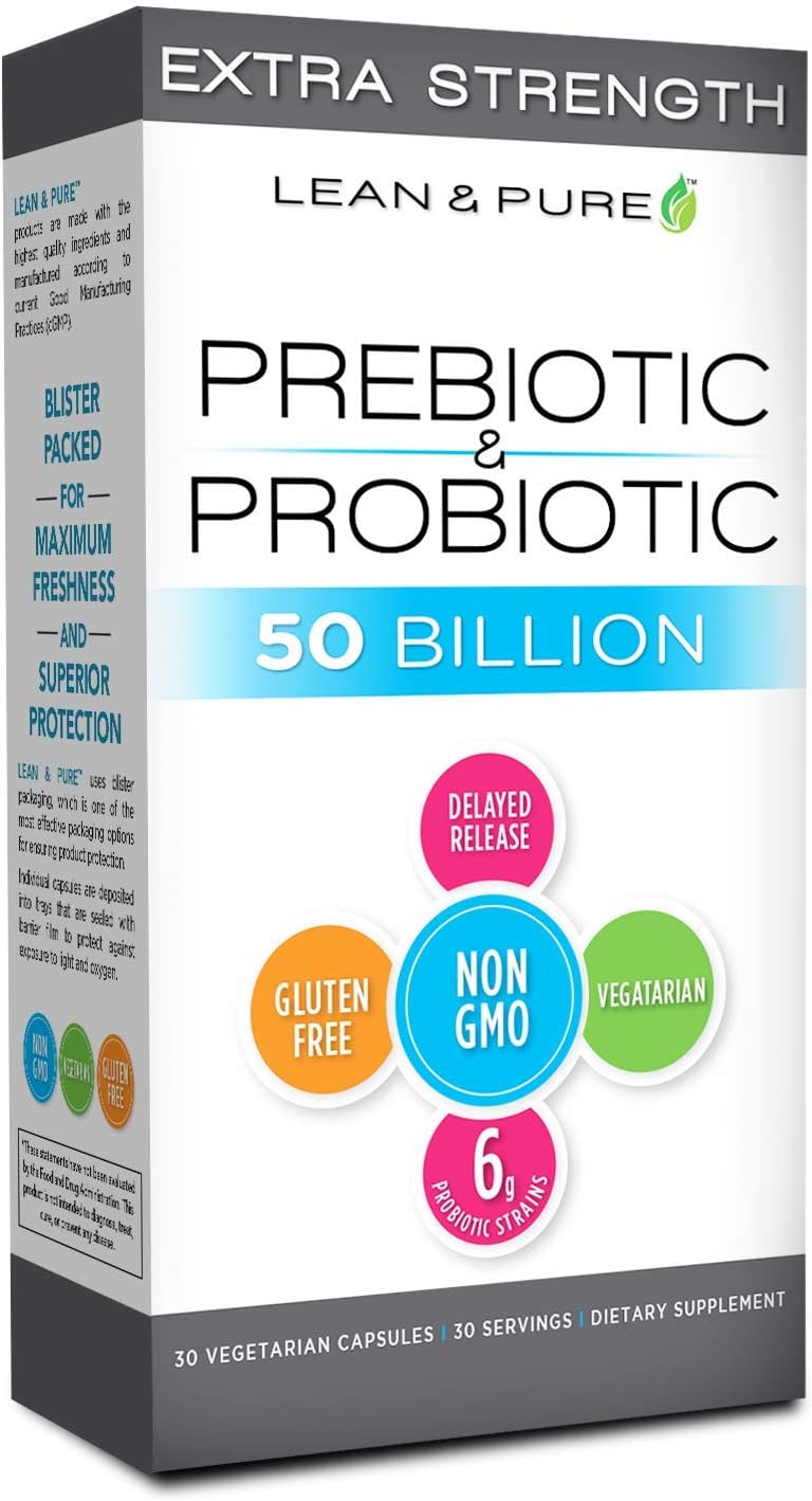 Olympian Labs Extra Strength Prebiotic and Probiotic, 50 Billion CFU, Delayed Release, 30 Tabs Pack