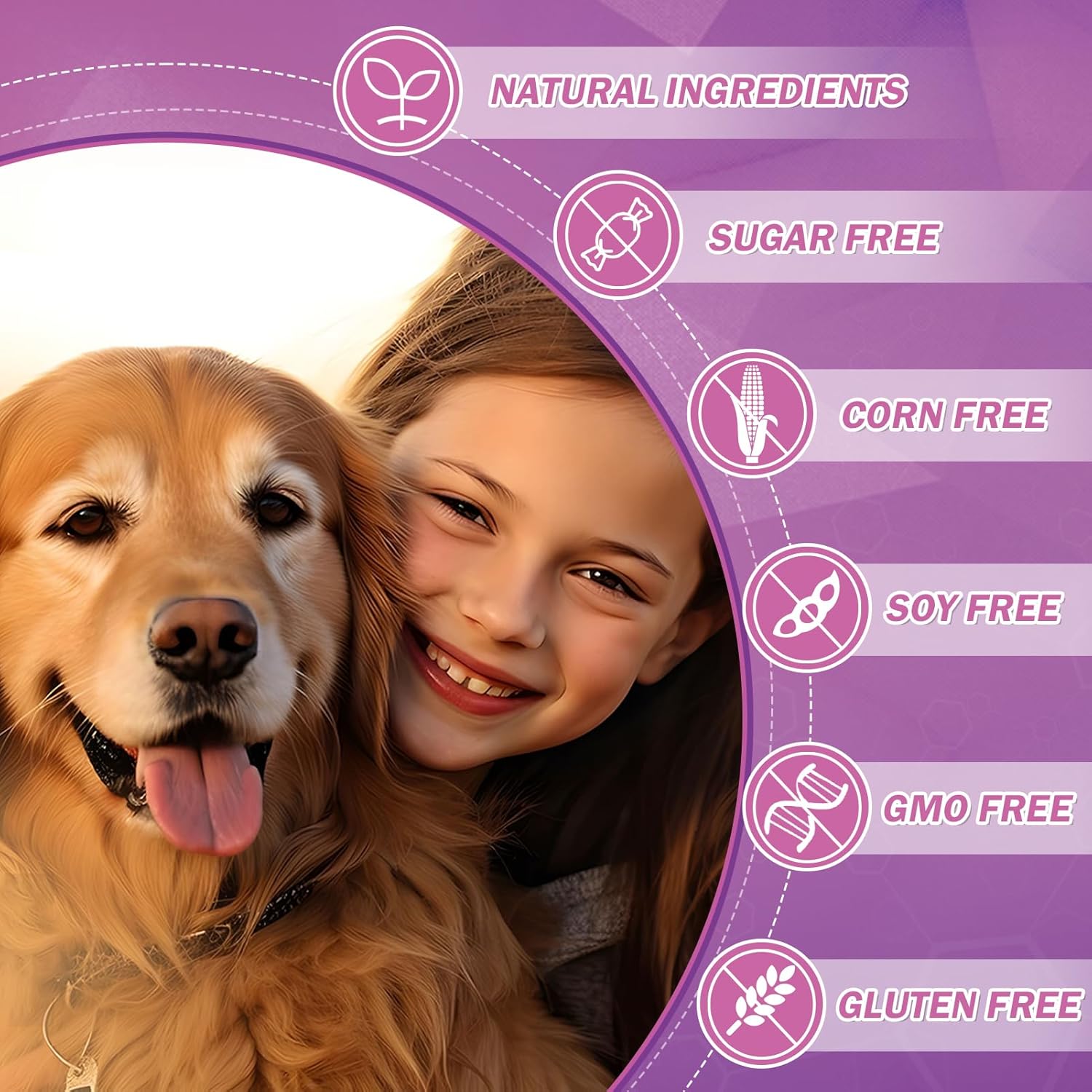 Omega 3 Fish Oil Supplement for Dogs - Skin & Coat Health, Allergy Relief, Shedding Reduction - EPA & DHA Fatty Acids - 200 Ct