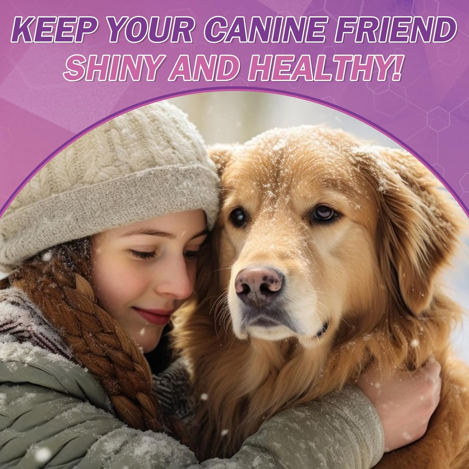 Omega 3 Fish Oil Supplement for Dogs - Skin & Coat Health, Allergy Relief, Shedding Reduction - EPA & DHA Fatty Acids - Salmon Oil - 200 Ct