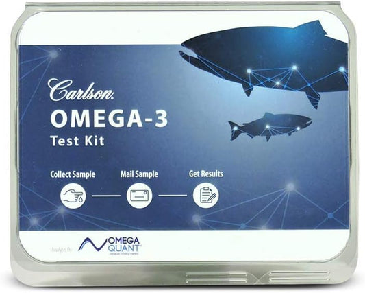 Omega-3 Index Test Kit - Measure EPA and DHA Levels - Carlson - 1 Kit