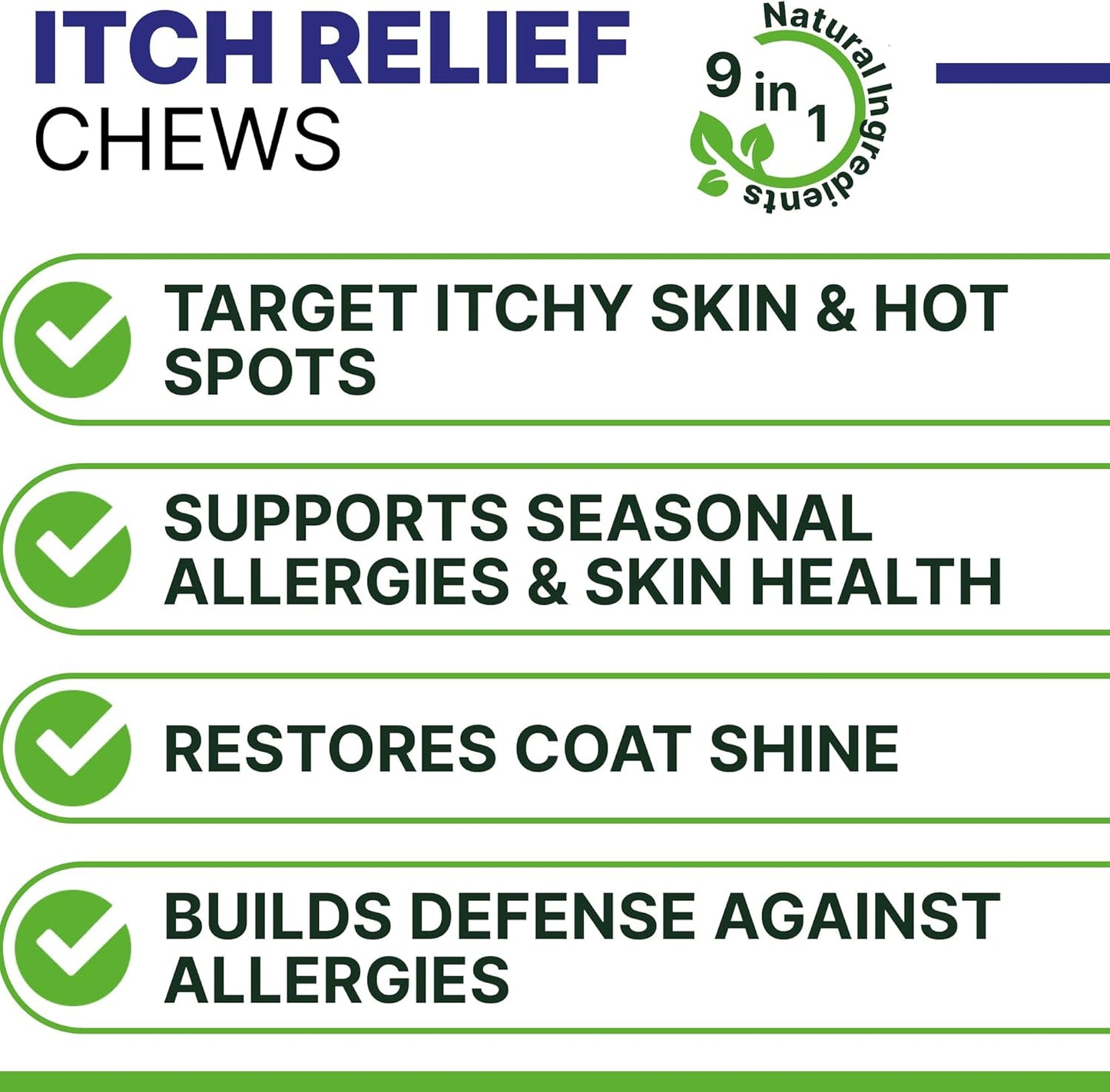 Omega Fish Oil Dog Chews with Probiotics for Allergy Relief & Healthy Skin & Coat