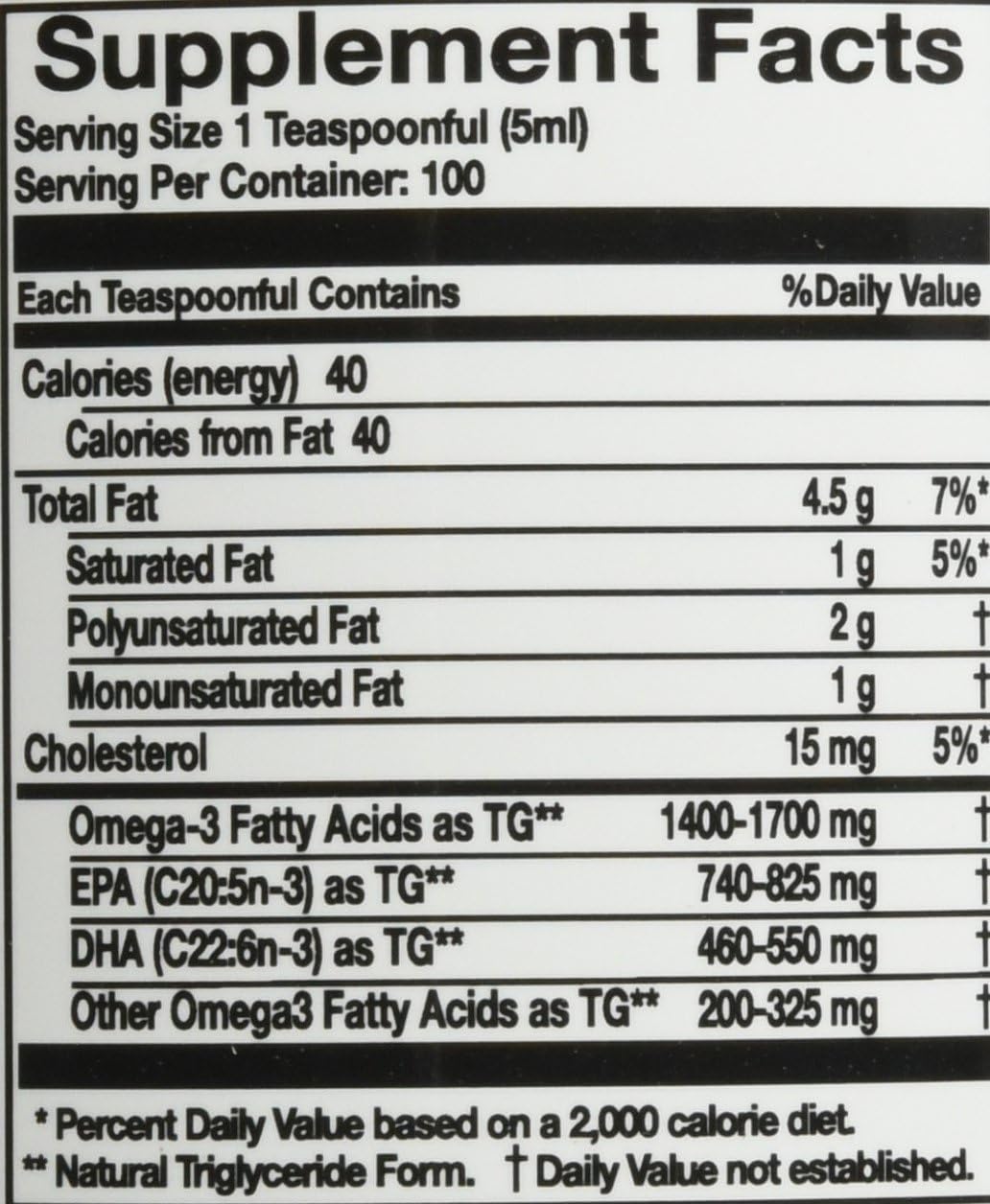 Omega Sufficiency Lemon - 500ml by Innate Choice: High-Quality Omega-3 Supplement