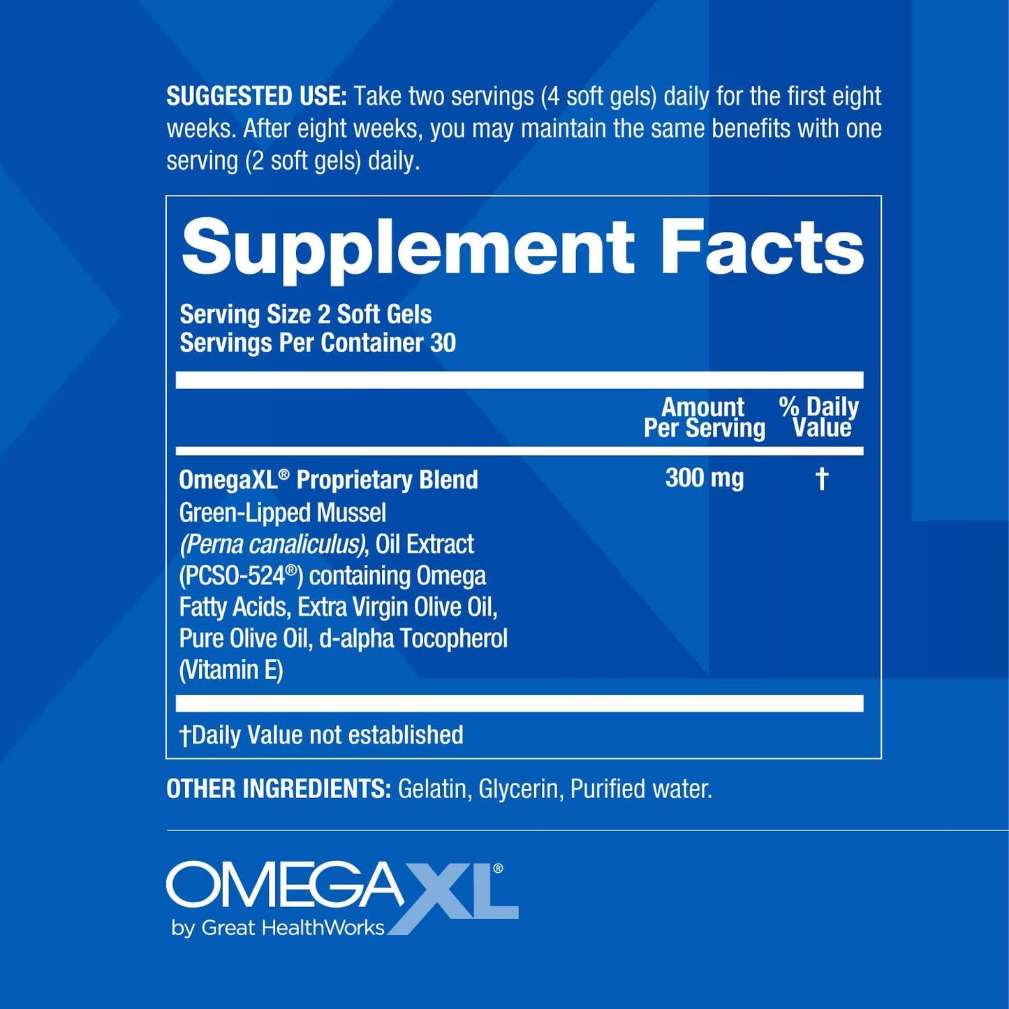 OmegaXL Joint and Muscle Support Supplement (60 Count) & TurmericXL Inflammatory Response Supplement (30 Count) for Overall Wellness