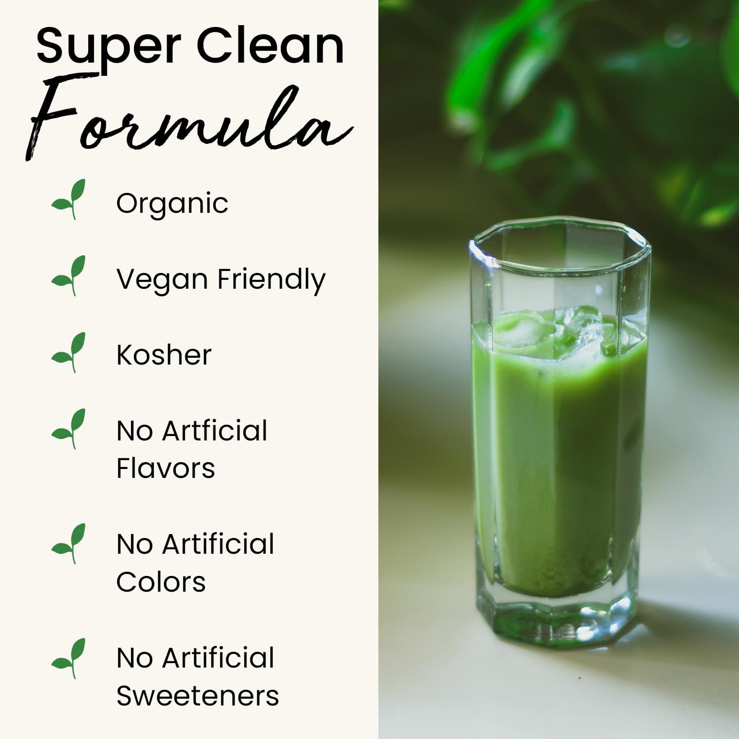 OMG! Superfoods Organic Moringa Powder - USDA Certified, 100% Pure Source of Calcium, Iron, Vitamin A, E - 15.5oz