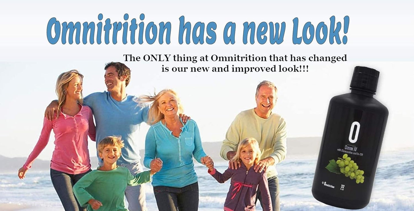 Omnitrition Omni Drop Program Bundle with FAB4: Omni Drops Diet Drops, Omni IV, OmniTrim Nite Lite, Fiber n Mor - 4oz Bottle and Guide