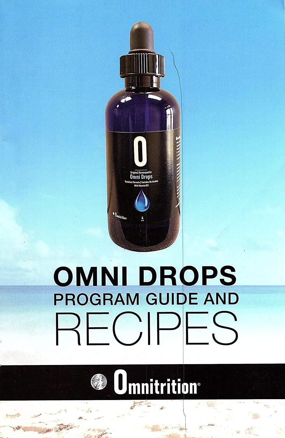 Omnitrition Omni Drops Diet Drops with Vitamin B12 - 4 oz and Program Guide for Effective Weight Loss