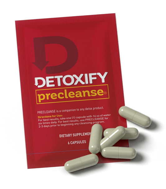 One Day Detox Capsules with Milk Thistle and Dandelion - Total Body Cleanse for Men and Women