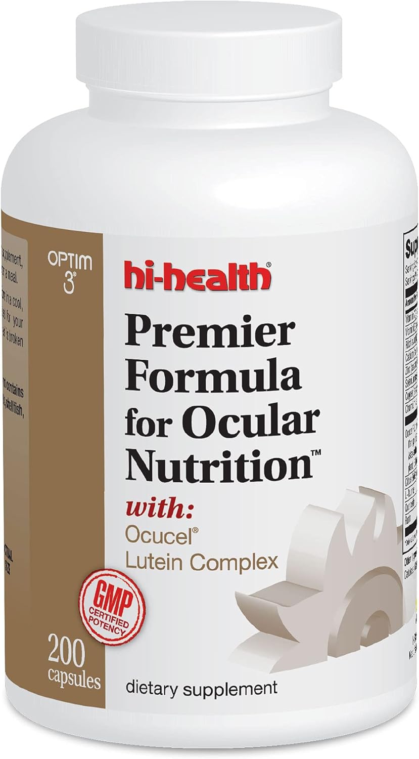 Optim 3 Hi-Health Ocular Nutrition Formula - 200 Capsules, Paul Harvey Eye Vitamin
