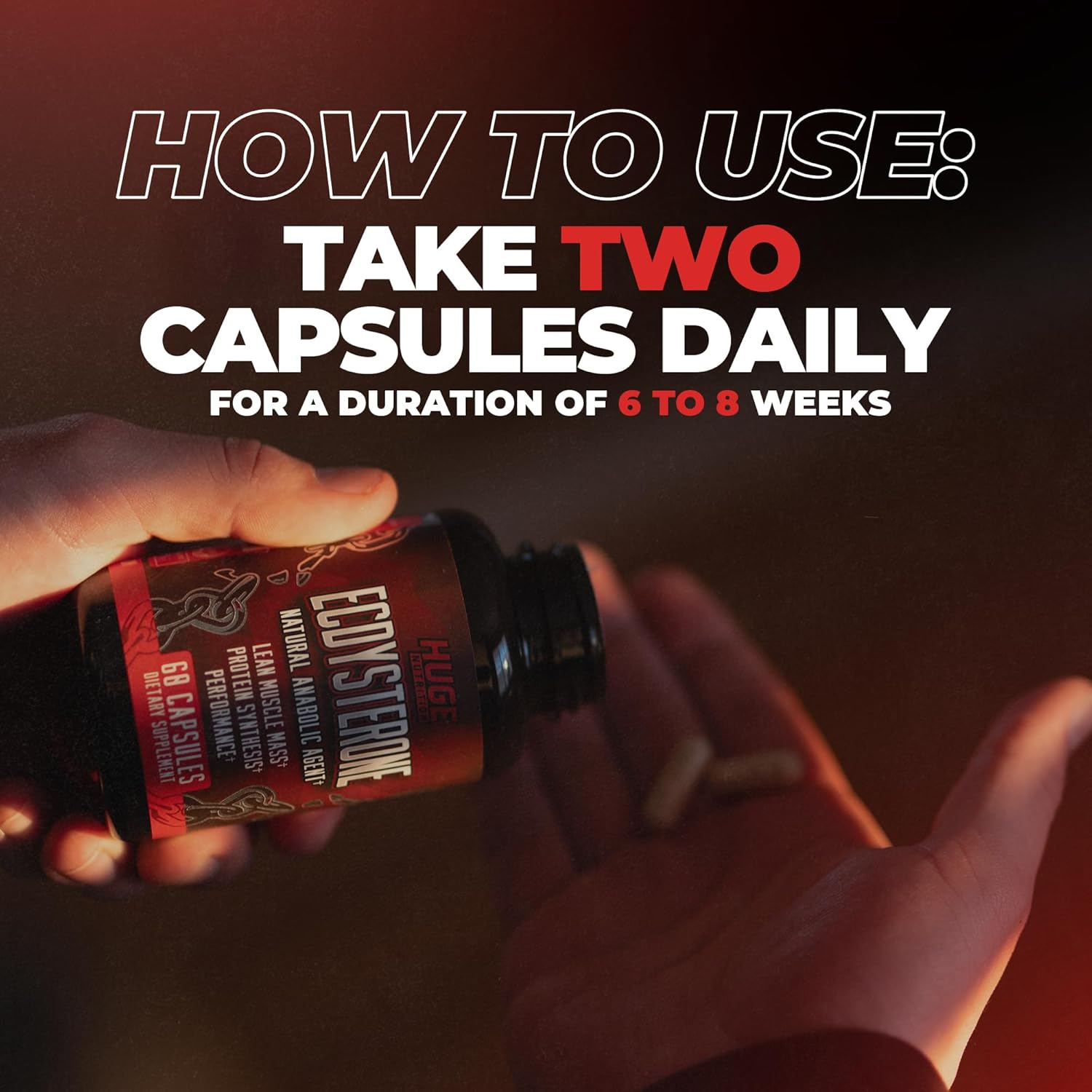 Optimally Dosed 1000mg Beta Ecdysterone Muscle Builder for Men - 98% Highest Purity with Superior Absorption