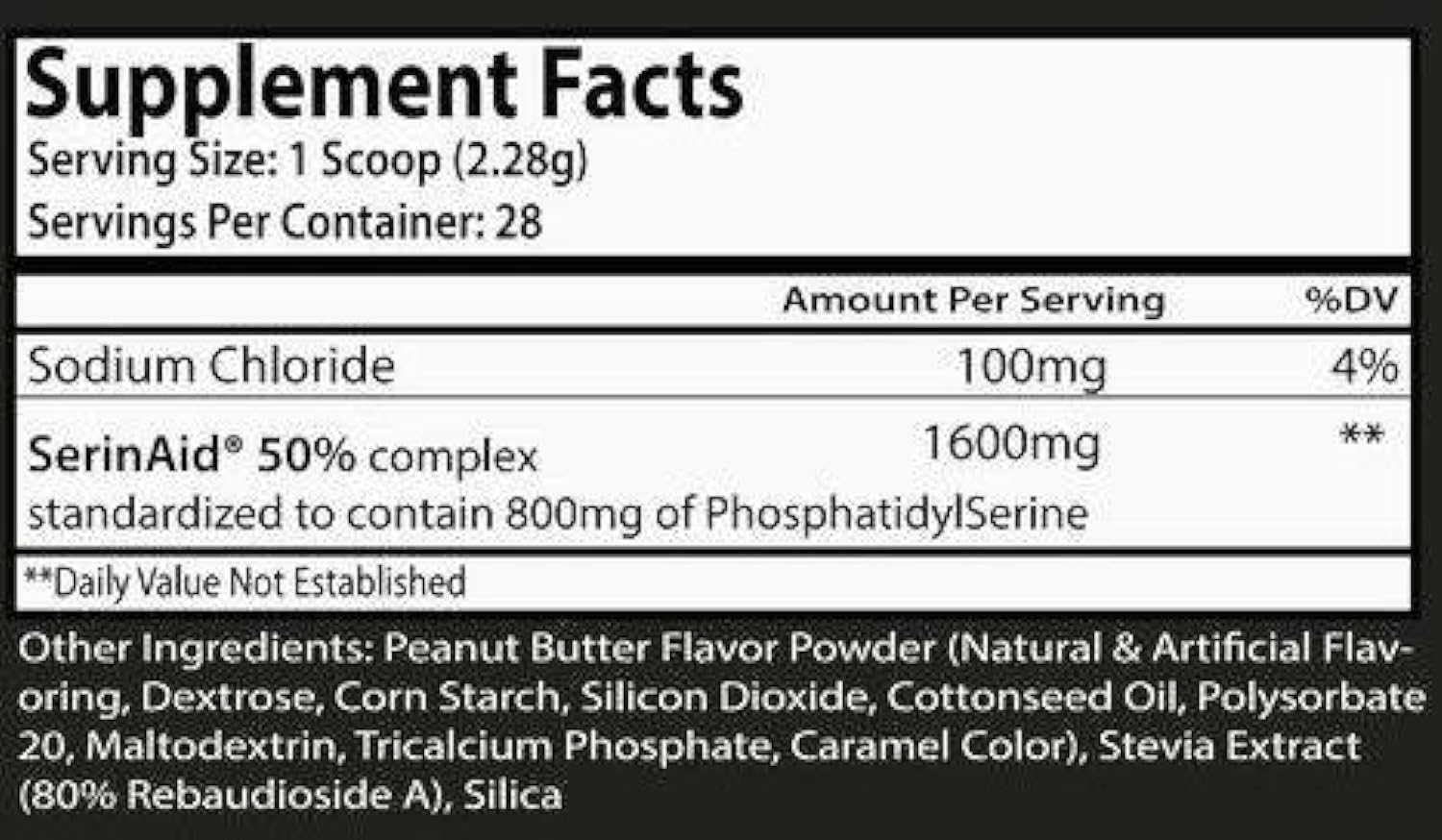 Optimize Cortisol Levels with MPA Supps Cortisolve in Peanut Butter Flavor - 28 Servings