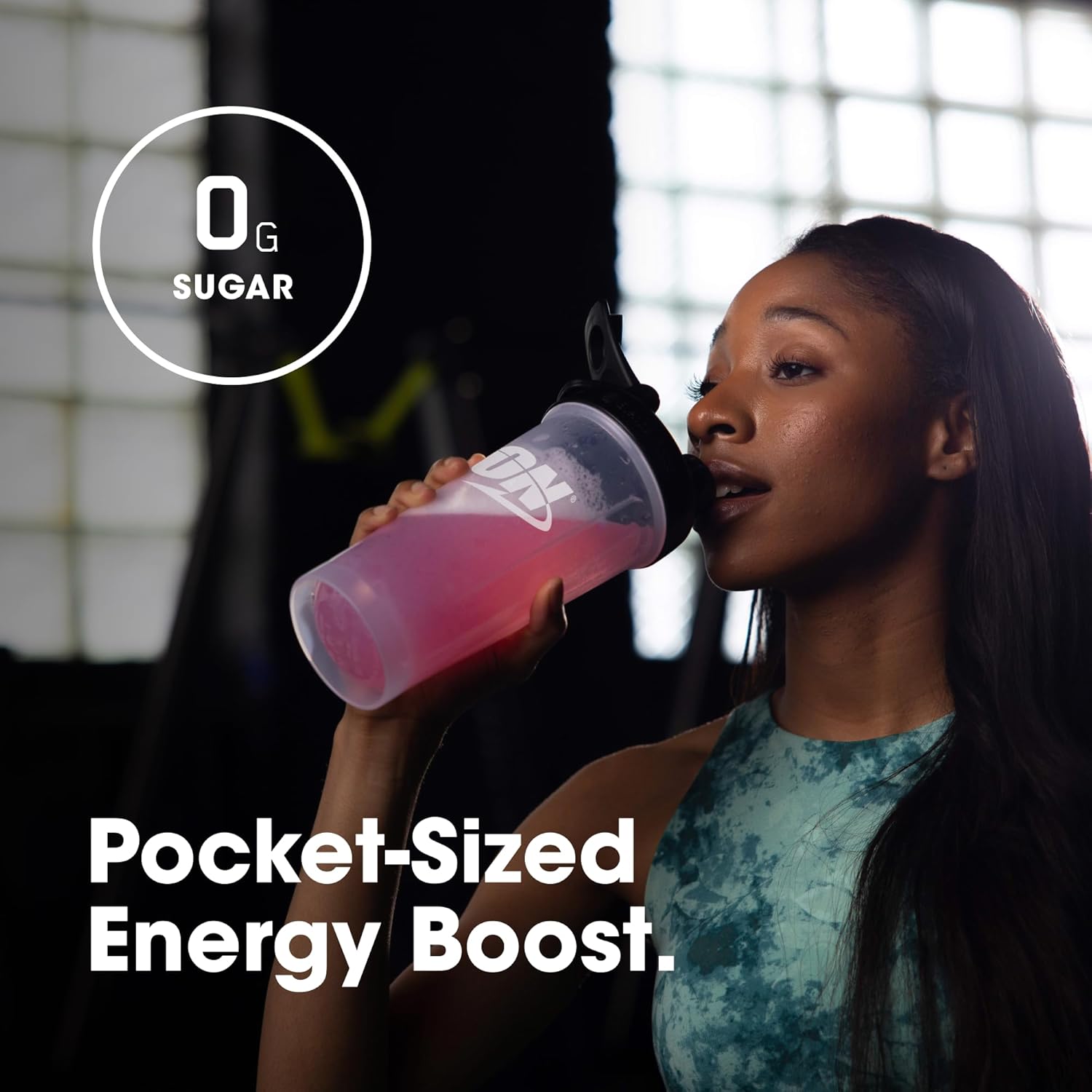 Optimum Nutrition Amino Energy Plus Hydration Packets in Tangerine Wave Flavor - 25 On-The-Go Powder Stick Packs
