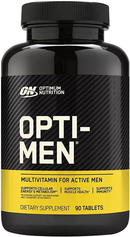 Optimum Nutrition Opti-Men Daily Multivitamin Supplement - 90 Count Bottle for Men's Health and Wellness