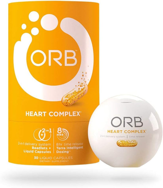 ORB Heart Complex: Time-Released COQ10 for Cardiovascular Health - 60 Count