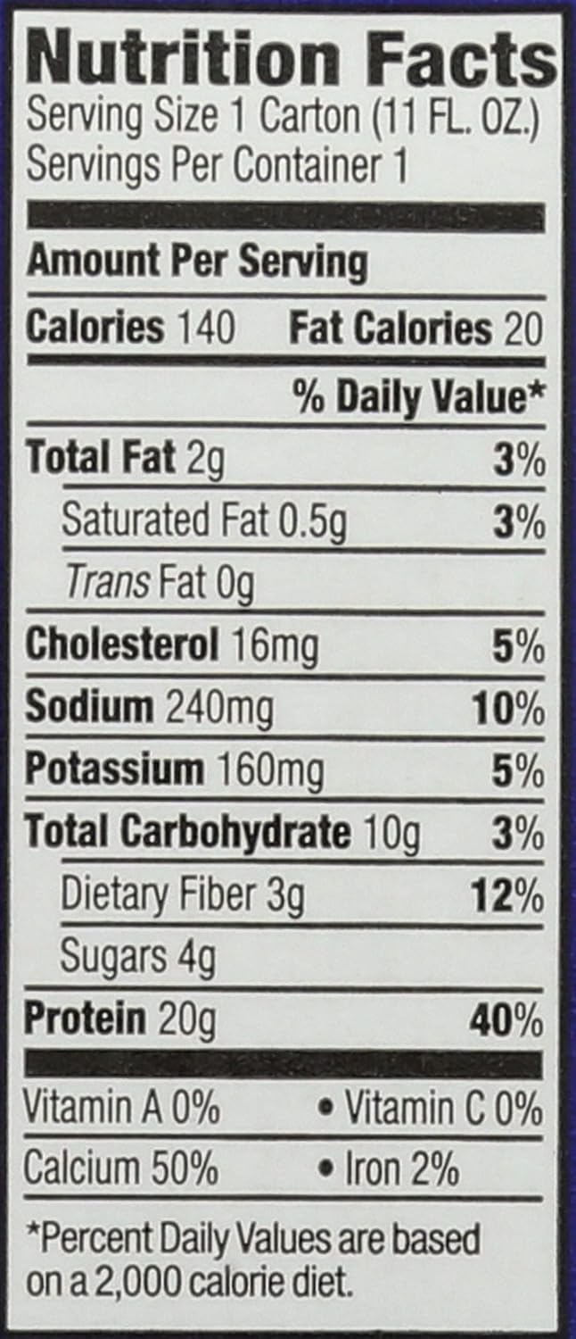 Orgain Vanilla Bean Whey Protein Shake - 11 oz Bottle