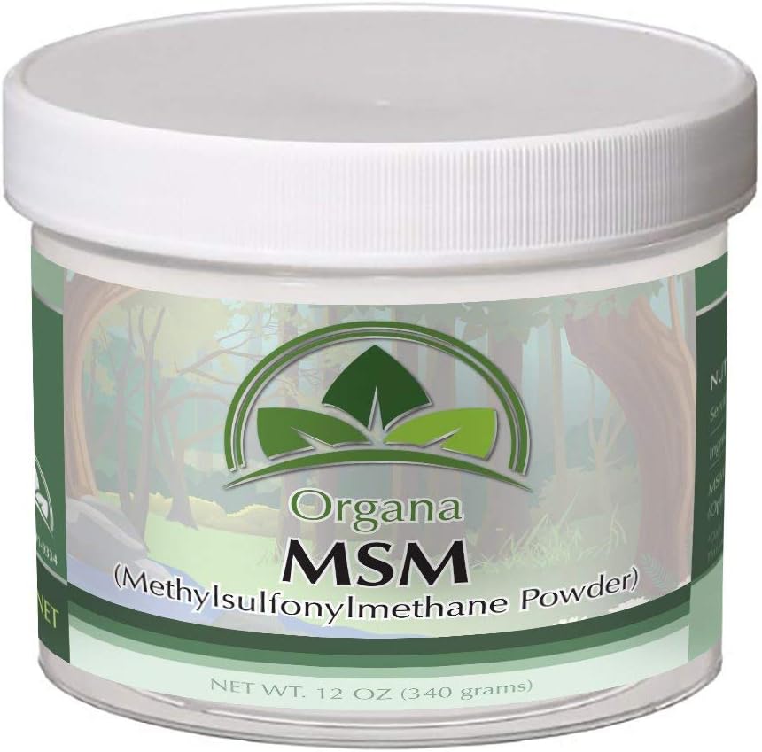 Organa's NutriNoche Opti MSM Powder Supplement for Hair Growth and Sulfur Support