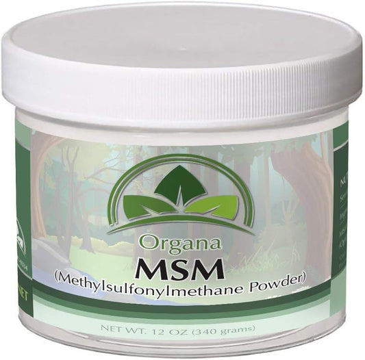 Organa's NutriNoche Opti MSM Powder Supplement for Hair Growth and Sulfur Support