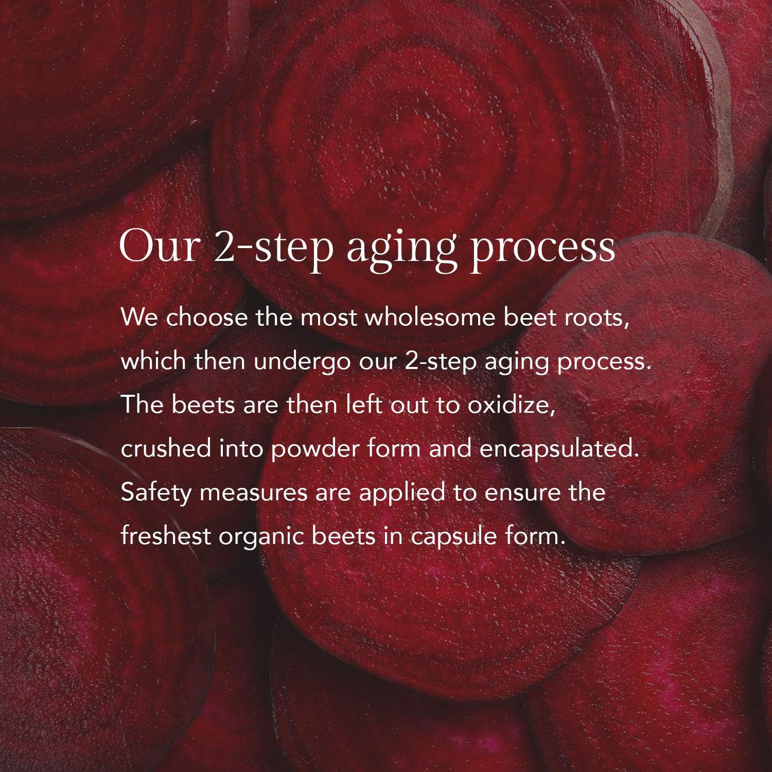 Organic Aged Beet Root Capsules for Stamina and Nitric Oxide - 30 Count - Sugar-Free Nitrate Supplement