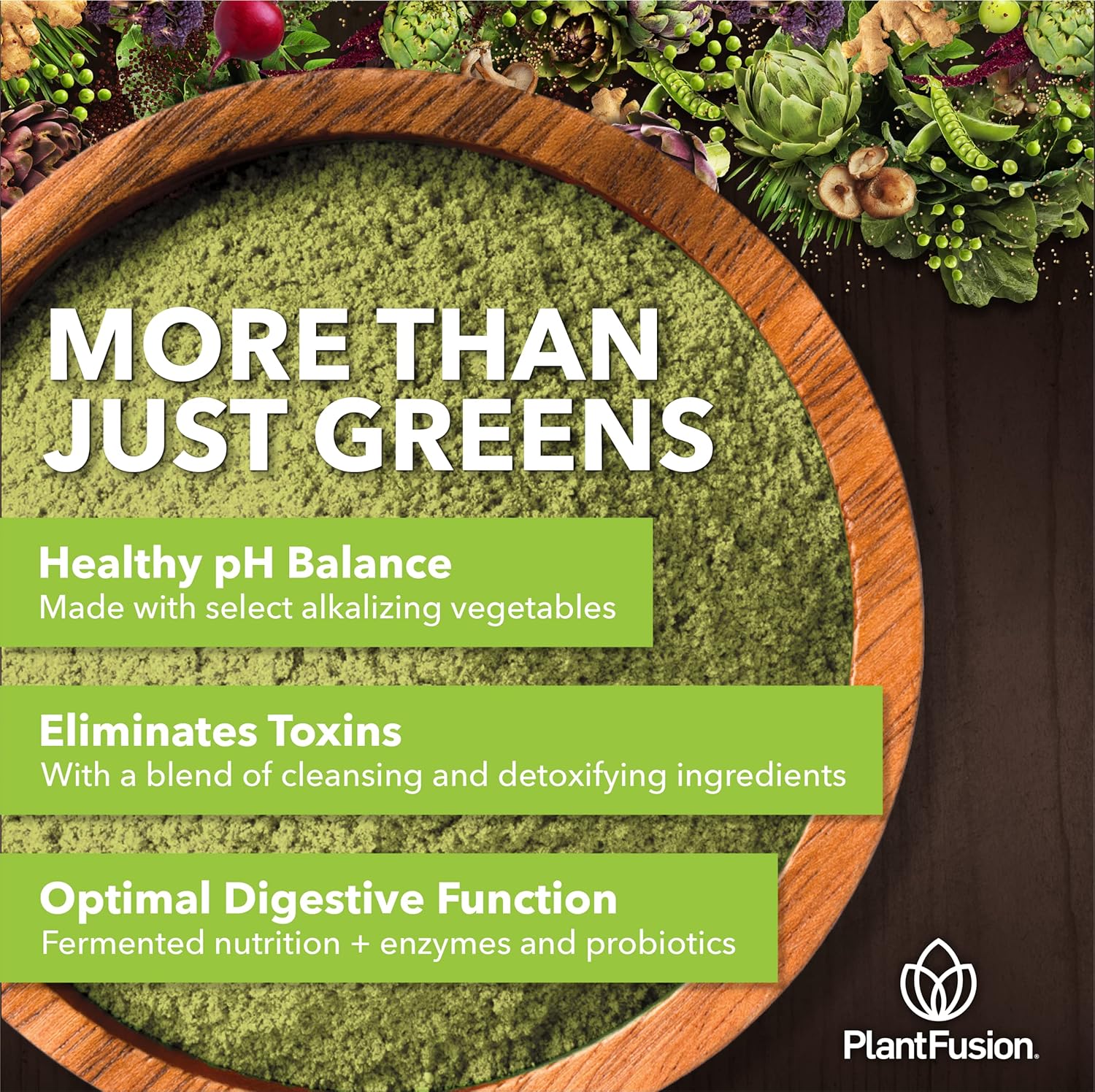 Organic Alkalizing Super Greens Powder with Probiotics & Enzymes - Vegan, Non-GMO, Gluten-Free - 8.46 oz - 30 Servings