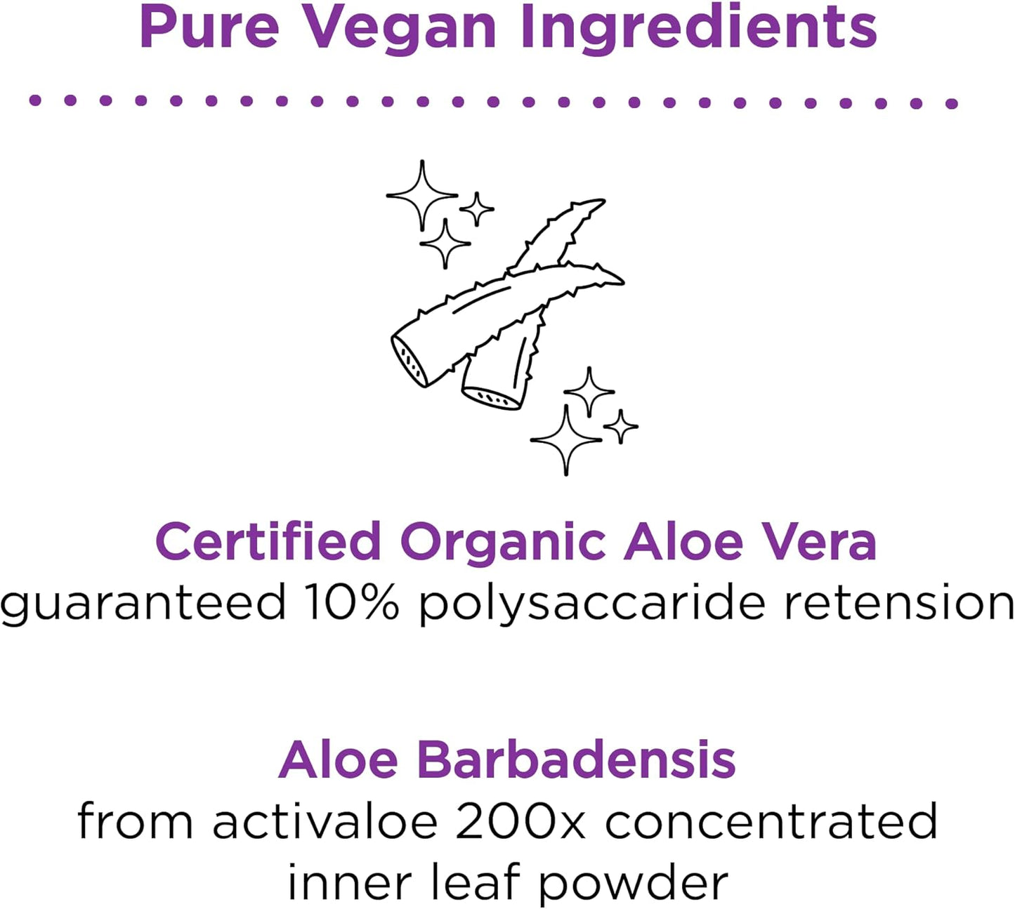 Organic Aloe Vera Capsules for Gut Balance, Immunity Support, and Digestive Wellness - 30 Vegan Capsules