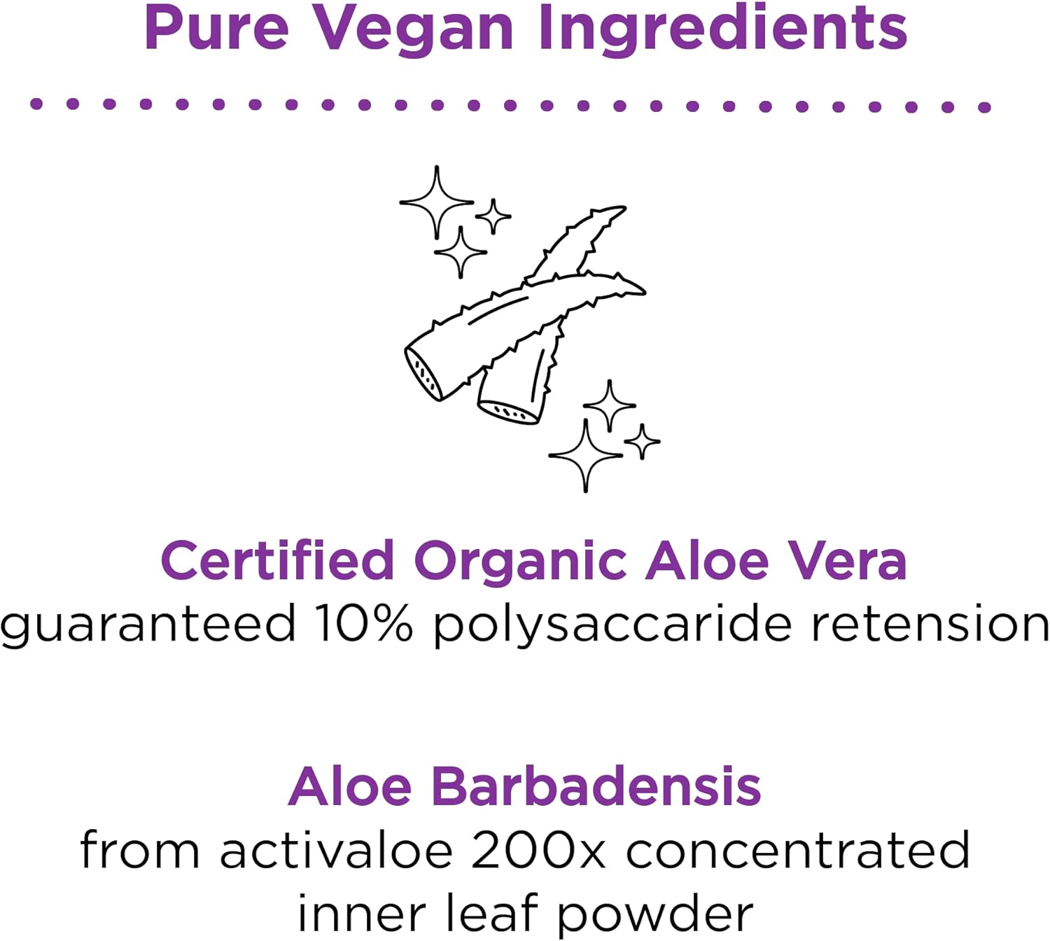 Organic Aloe Vera Capsules for Gut Balance, Immunity Support, and Digestive Wellness - 30 Vegan Capsules