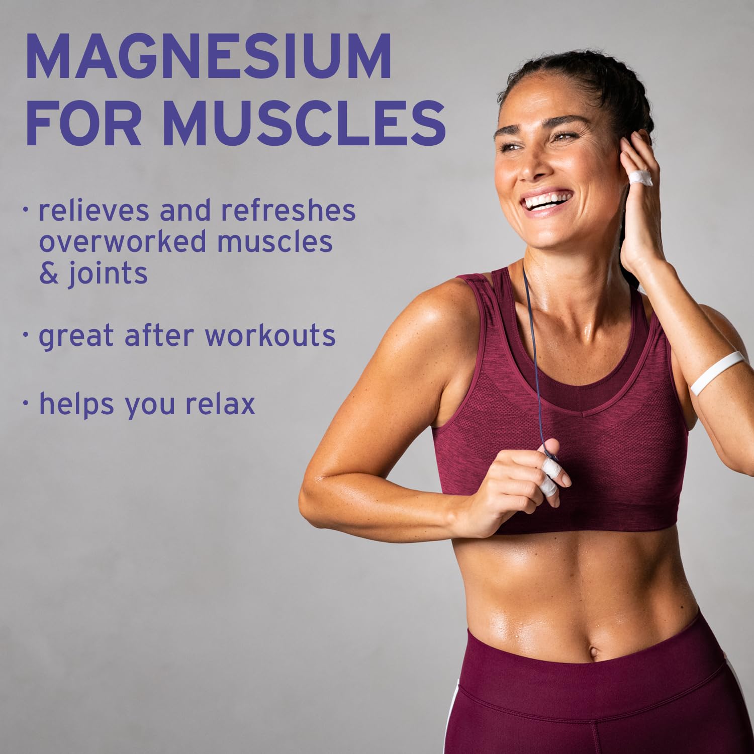 Organic Aloe Vera Magnesium Chloride Spray for Calming Muscles and Joints, Soothes Skin, 8oz Spray - 60 Day Guarantee
