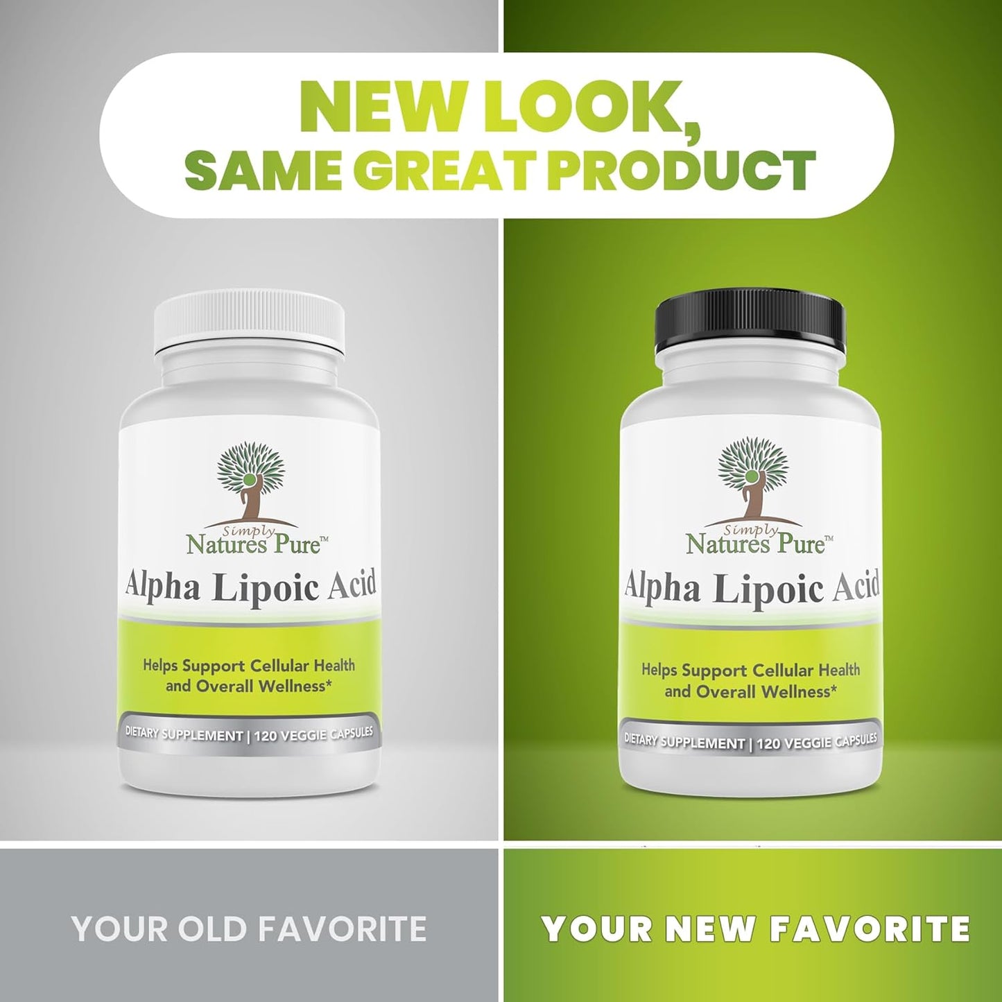 Organic Alpha Lipoic Acid 600mg Capsules - 120 Vegetarian Capsules, Non-GMO Thioctic Acid - 4 Month Supply