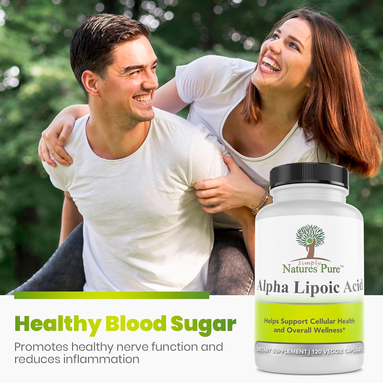 Organic Alpha Lipoic Acid 600mg Capsules - 120 Vegetarian Capsules, Non-GMO Thioctic Acid - 4 Month Supply