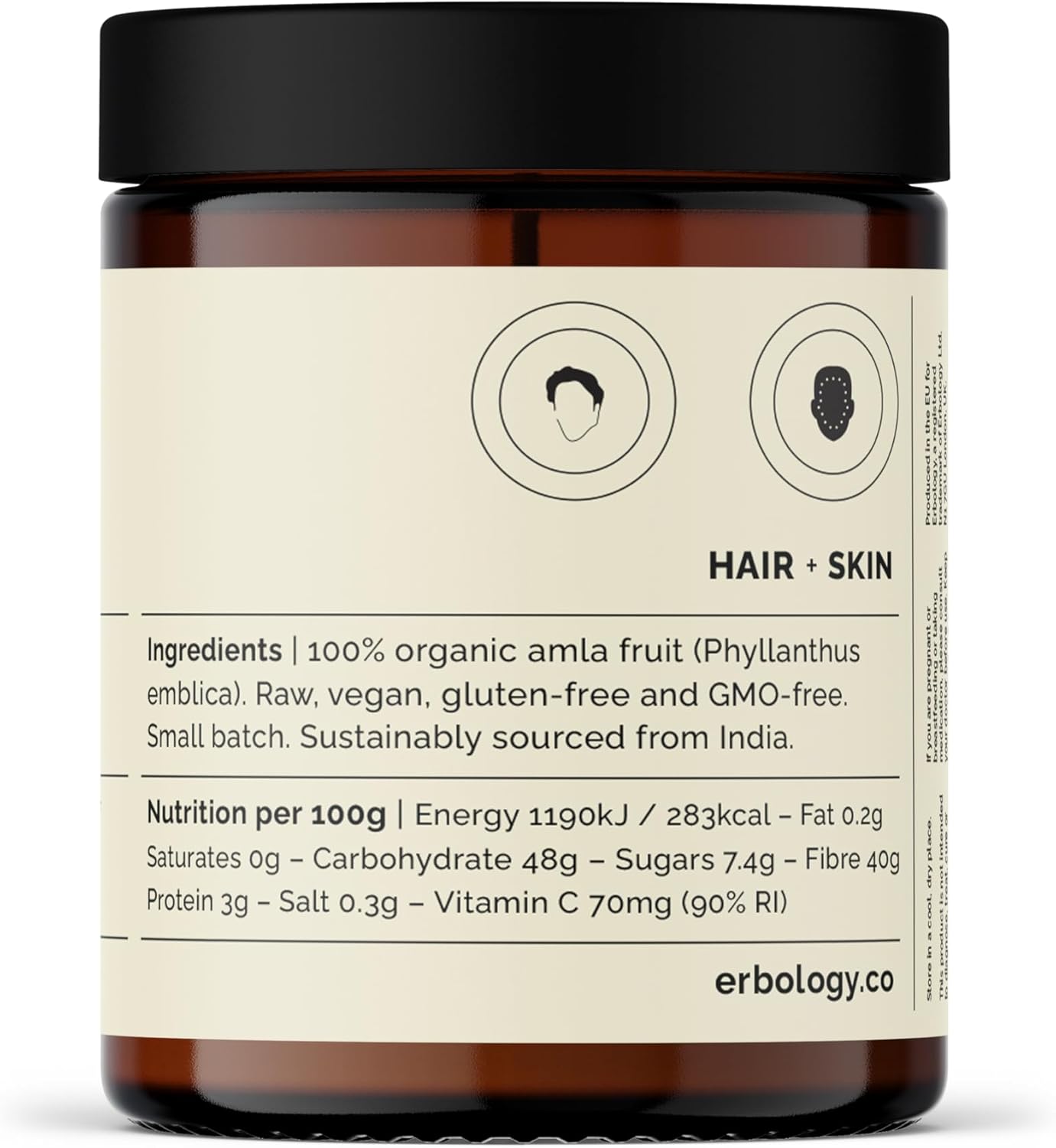 Organic Amla Powder 10.6 oz - Indian Gooseberry - Immunity Boost - Skin & Hair Health - High Vitamin C - Farm Fresh from India - Raw, Vegan, Gluten-Free