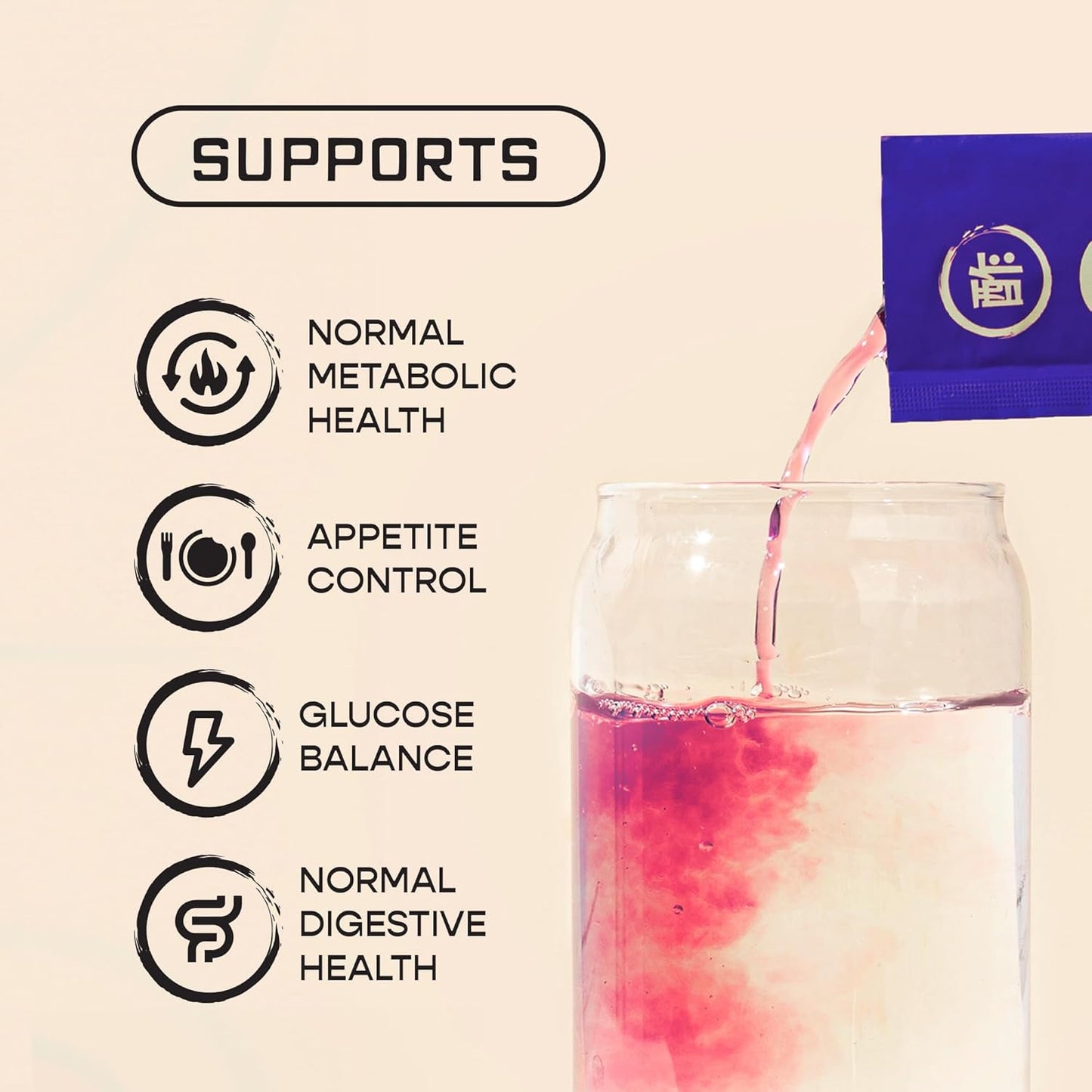 Organic Apple Cider Vinegar Drink Mix Packets with Honey for Digestive Health - Gut Cleanse Probiotic Shots - Blueberry Acai Green Tea - 6 Pack