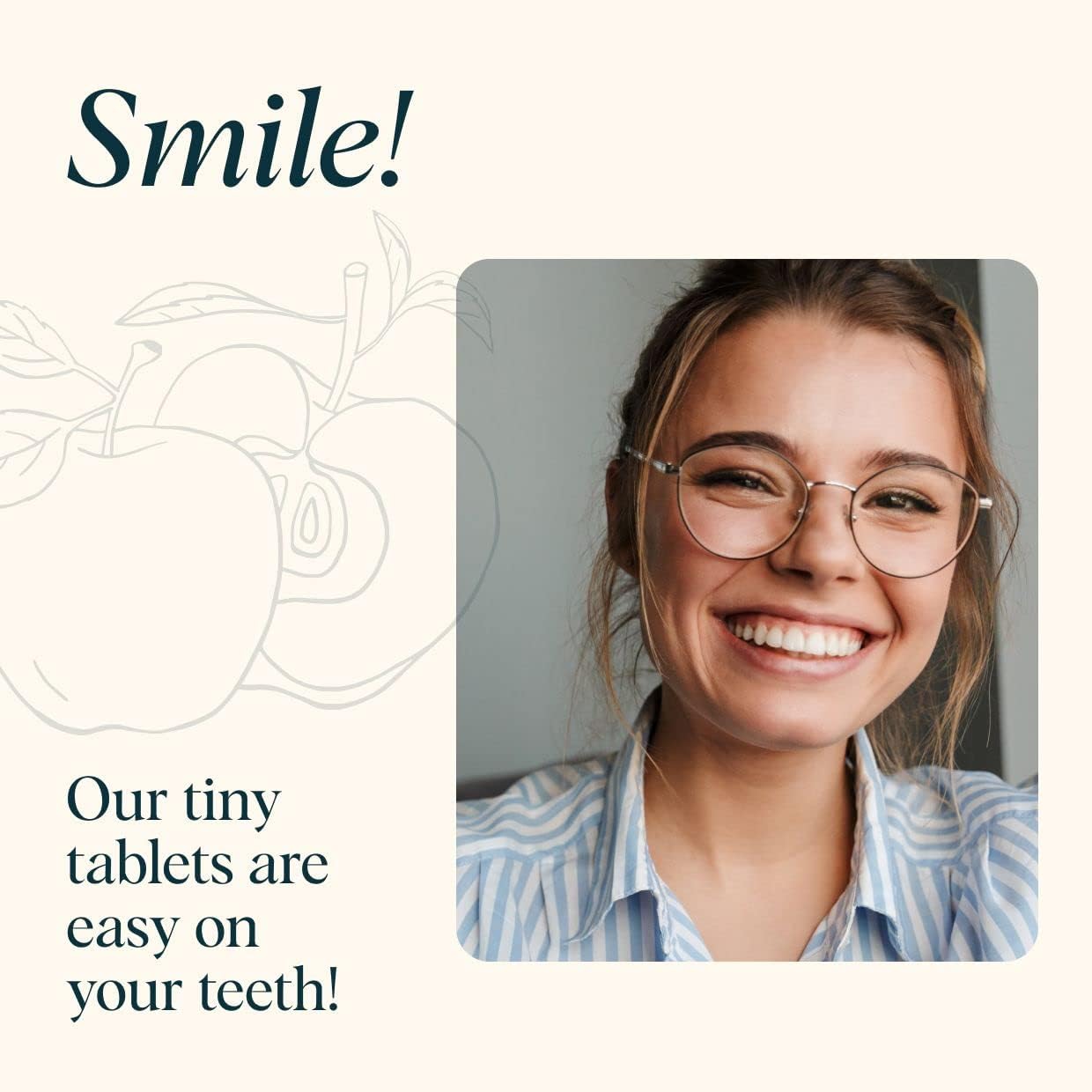 Organic Apple Cider Vinegar Pills - Metabolism Booster, Detox Cleanse, Weight Management - Apple Flavor, 1 Month Supply, 60 Vegan Tablets