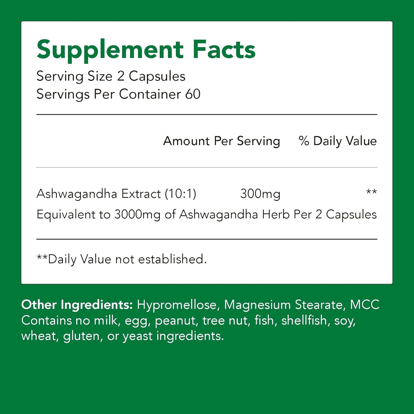 Organic Ashwagandha Supplements 1500mg Equivalent | Stress Relief, Immune Health, Energy Support | Non-GMO Gluten Free | 1 Bottle-120 Capsules-2mo Supply