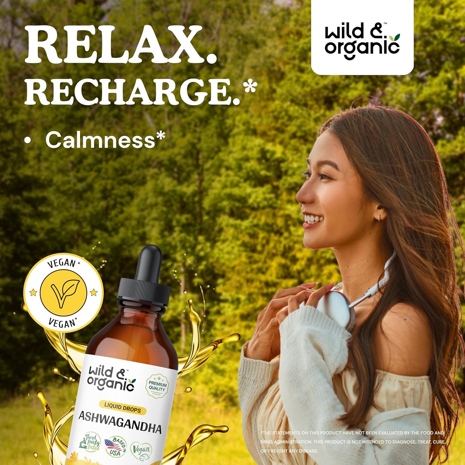 Organic Astragalus and Ashwagandha Tinctures Bundle - 4 fl oz Each