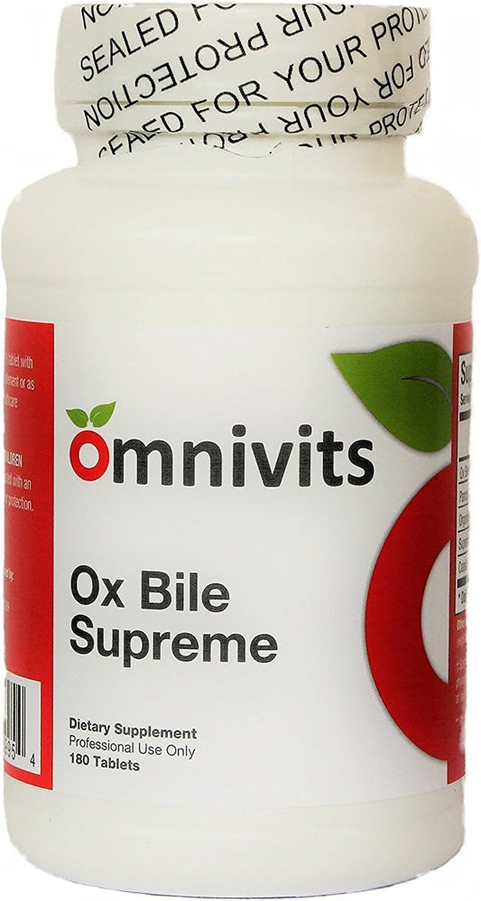 Organic Beet Concentrate Supplement with Ox Bile, Digestive Enzymes & Betaine | Liver & Gallbladder Support | 180 Tablets