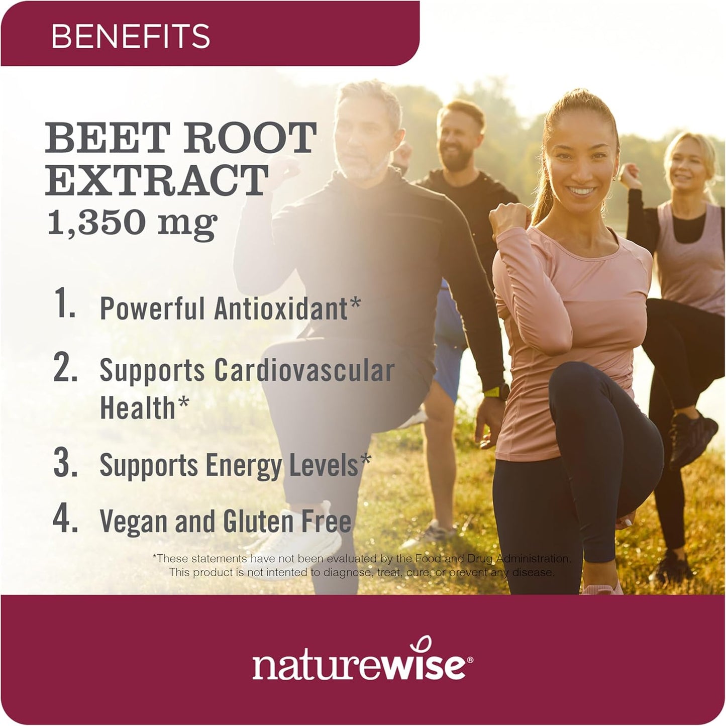 Organic Beet Root Capsules 1300mg - Nitric Oxide Booster for Heart Health - Vegan, Gluten-Free, Non-GMO - 240 Capsules - 4 Month Supply