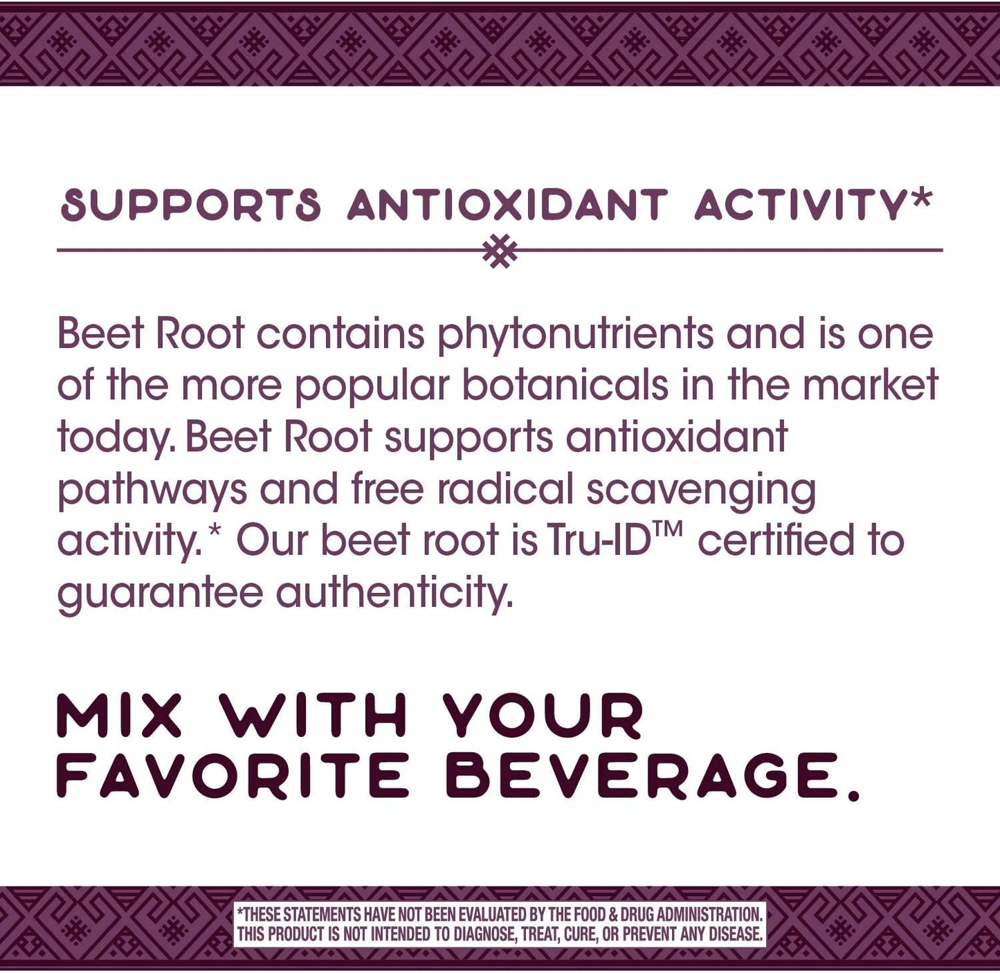 Organic Beet Root Powder for Antioxidant Support - 5 Oz Jar