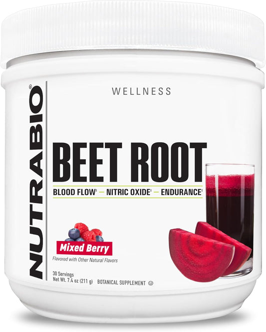 Organic Beet Root Powder Superfood with Nitrates and Antioxidants for Performance and Health - Non-GMO, Vegetarian (30 Servings)