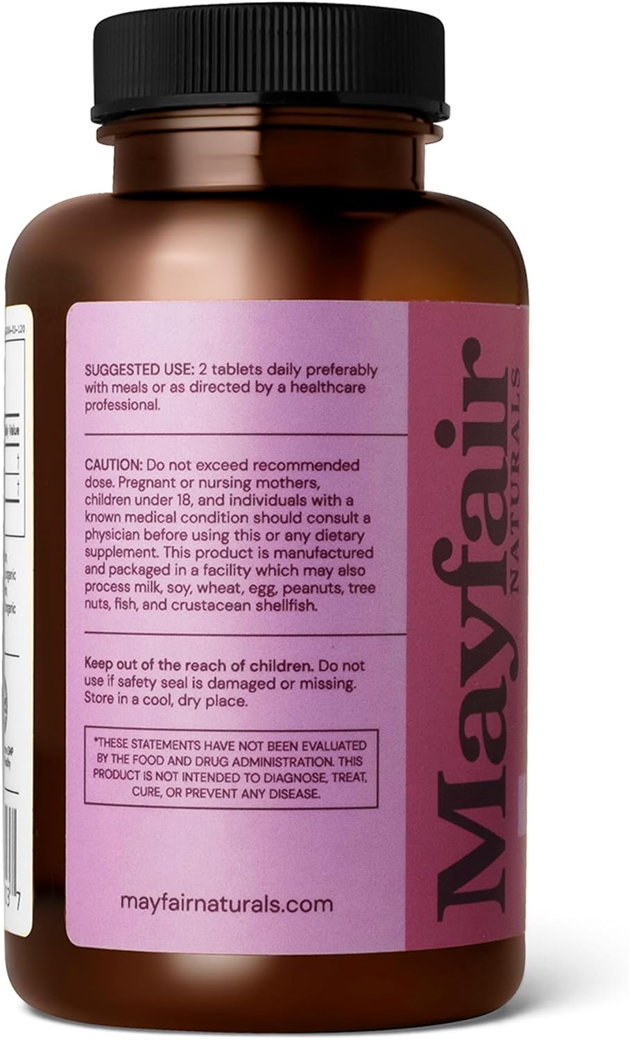Organic Beet Root Powder with Black Pepper - 1350mg Dietary Supplement Tablets by Mayfair Naturals