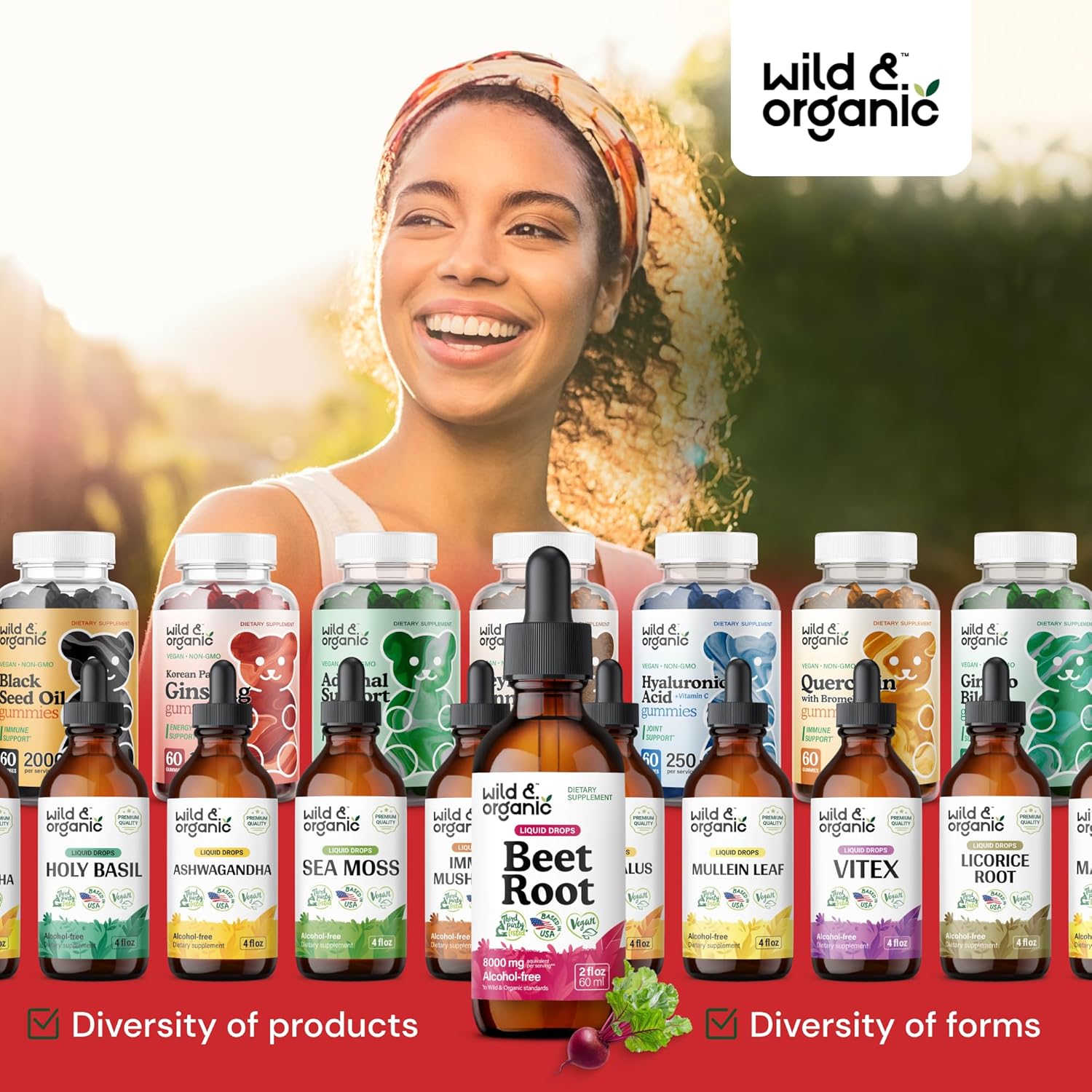 Organic Beet Root Tincture - 8000 mg Fresh Extract - Liquid Supplement for Men & Women - Vegan, Alcohol & Sugar-Free - 2 fl oz Bottle