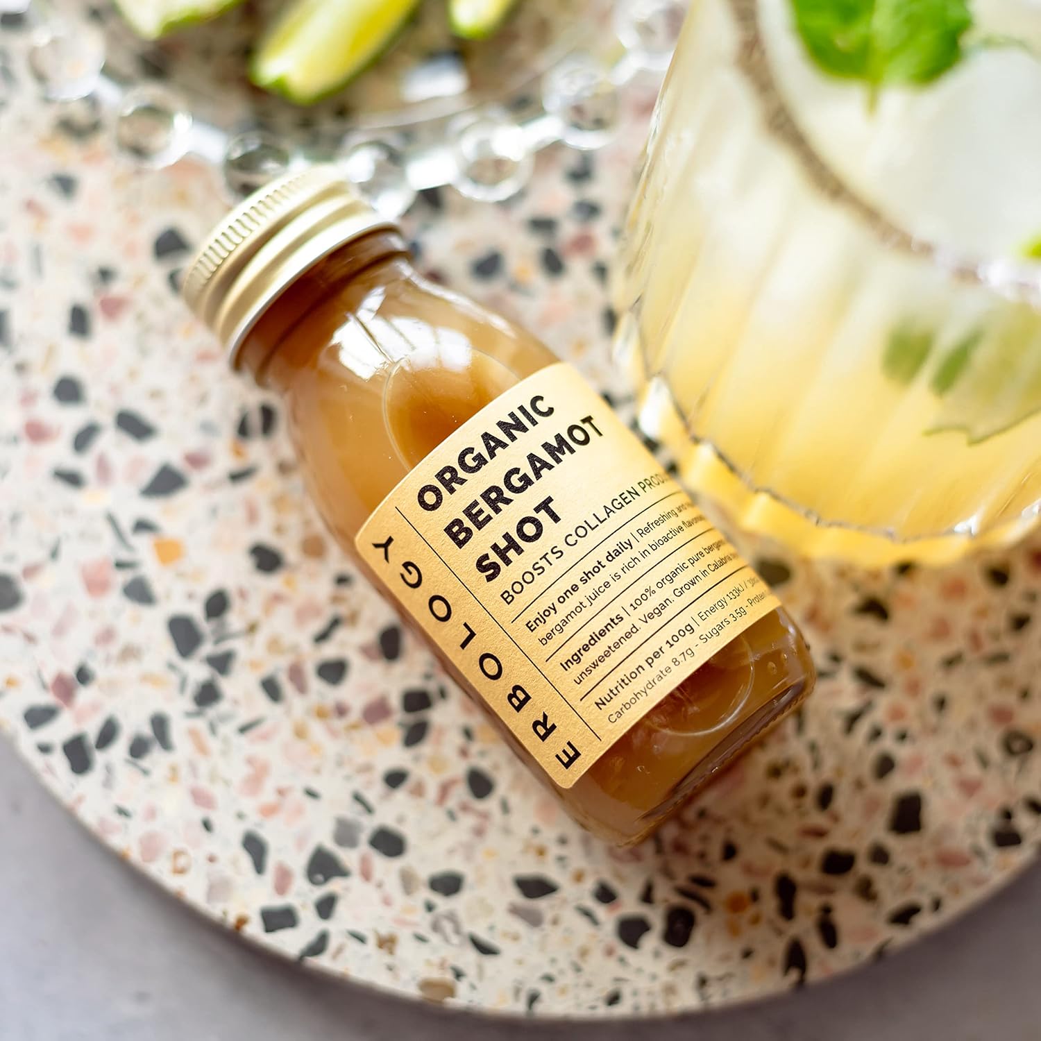 Organic Bergamot Juice Shots for Immunity & Collagen - High in Vitamin C - Bio-active Flavonoids - 100% Pure from Italy - No Sugar