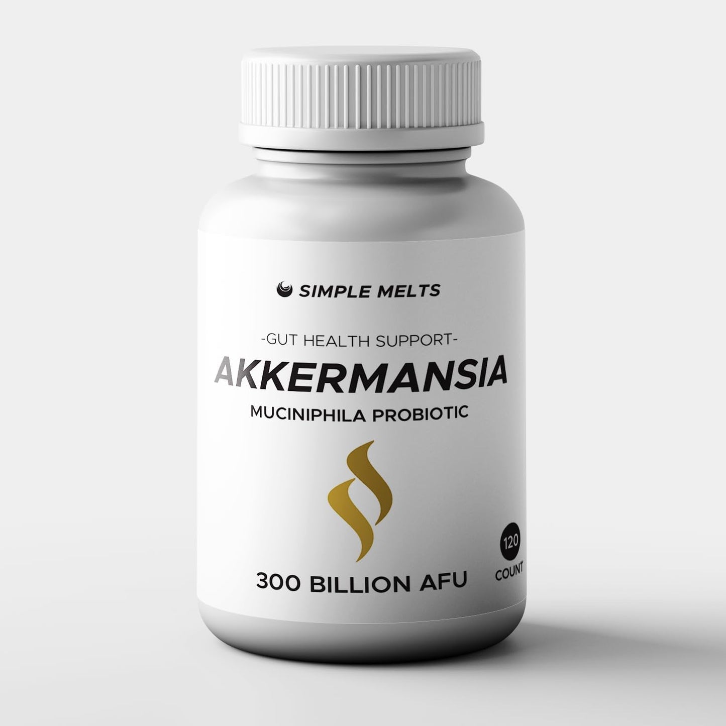 Organic Berry Extract Probiotic Caps - Gut Health & Metabolism Support - 300 Billion CFU Akkermansia Muciniphila - GLP-1 Booster - Men & Women - 120 Count